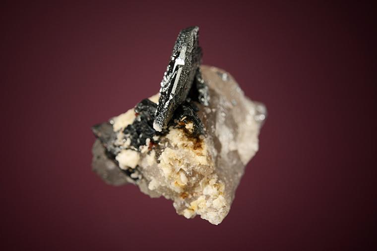 RUTILE on HEMATITE